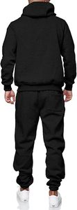 Ensemble de 2 pièces en polaire zippé, tenue de sport décontractée pour activités de plein air et jogging - Product Image 4