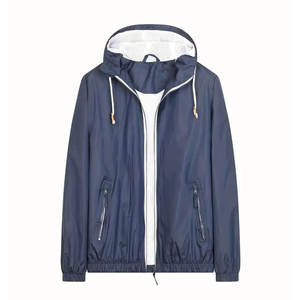 Outdoor Hiking Windbreaker <b>Jacket</b> Mens Waterproof Breathable Lightweight Hooded <b>Jacket</b> High Quality Custom Manufacturing - Product Image 1