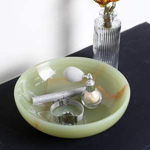 Cuenco Decorativo de Mármol de Lujo para Decoración del Hogar, Cuenco para Mesa de Entrada, Organizador para Monedas, Cambio, Dulces - Product Image 4