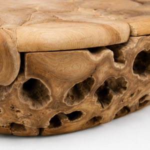 ARTERRA Premium Durable Multifunction Organic Teak Root <b>Mosaic</b> Eco-Friendly Handmade Coffee <b>Table</b> Rustic Modern Home Furniture - Product Image 4