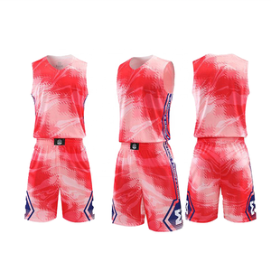 Listo para enviar Camisas de malla Conjuntos de camisetas de baloncesto para el equipo Scrimmage Pantalones cortos atléticos de secado rápido con bolsillos Impresión de logotipo personalizado - Product Image 4