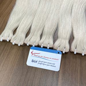 Les MEILLEURES COIFFURES TENDANTES! 100% cheveux humains vierges Remy Extensions de cheveux vietnamiens vente en gros de cheveux adhésifs - Product Image 2