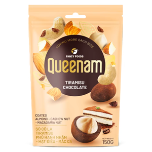 Professional Quality OEM/ODM Dragee Chocolate HALAL Tiramisu Chocolate Coated Almond Cashew <b>Macadamia</b> <b>Nut</b> 150G Snack Manufacture - Product Image 1