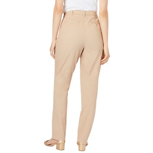 2025 pantalons chino décontractés pour femmes en gros grande taille couleur unie doux confortable à la mode au Bangladesh - Product Image 2