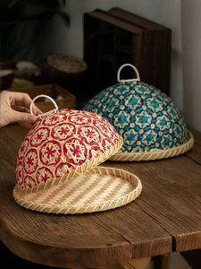 Rectangle Rattan Eco-Friendly Multifunction Food Storage <b>Basket</b> with Lid Handcrafted Modern Kitchen Container for <b>Bread</b> Pastries - Product Image 4