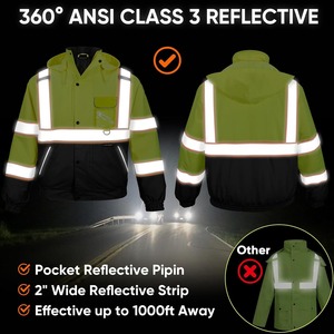 Premium Winter Safety <b>Jacket</b> Durable Reflective Work <b>Jacket</b> High Quality Supplier - Product Image 5