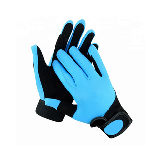 High Quality Equestrian Horse Riding Gloves Reinforced Stitching Soft Touch Material Superior <b>Grip</b> <b>Control</b> for Professional - Product Image 2