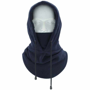 Adjustable Olive Green Polyester Balaclava Hoodie Neck Warmer for Adults Outdoor Use Unisex Fit - Product Image 3