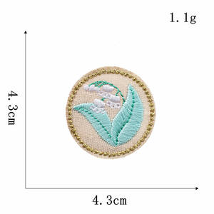 Parches Termoadhesivos de Fieltro No Tejido Bordados a Mano de Alta Calidad con Logotipo Personalizado, Etiquetas con Forma de Marca, Tiempo de Entrega de Muestra de 7 Días - Product Image 5