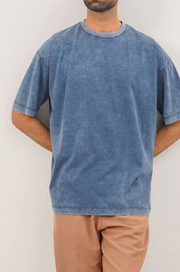 Camisetas de Hombre con Lavado Ácido de Nuevo Diseño, con su Propio Logotipo, Ropa Casual, Última Moda, Personalizadas, Nueva Llegada, Venta al Por Mayor - Product Image 3