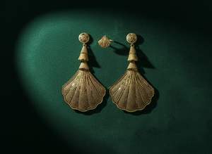 Pendientes de Aro Modernos de Aleación Chapada en Oro con Circonitas para Mujer, Joyería Elegante para Fiestas - Product Image 2