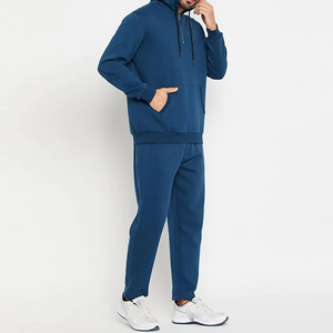 Conjunto Deportivo de 2 Piezas para Hombre, Sudadera con Capucha y Pantalones Jogger, Ropa Deportiva de Forro Polar para Otoño e Invierno con Logotipo Personalizado - Product Image 3