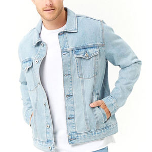 Vêtements pour hommes grande taille sur mesure, vestes en jean pour hommes, manteaux, veste en jean bleu, veste en jean décontractée pour hommes, veste en jean en coton de qualité supérieure 2026 - Product Image 6