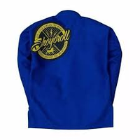 Kimono de Jiu Jitsu Azul Shoyorol Premium, 100% Algodón, Uniforme de Competición, Tallas Personalizadas A0/A5, Transpirable, BJJ Gi