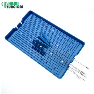 ชุดเครื่องมือผ่าตัดประสาทสัมผัสแบบสแตนเลส OEM Manual Vascular Dilator ขนาด 21 ซม. 0.5 มม.-4.0 มม. - Product Image 6