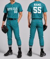 Ensemble de maillots de baseball personnalisés professionnels, respirants, 100% polyester, unisexes, imprimés, uniformes de baseball directement de l'usine