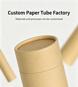 Customized Logo Customized Color Kraft <b>Spot</b> <b>Uv</b> Kraft Paper Tube For Lip Balm - Product Image 5