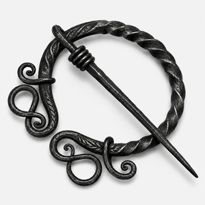 Collar de Hierro Forjado a Mano Estilo Vikingo con Cruz de Troll Medieval, Amuleto Forjado Duradero con Diseño Medieval Tradicional - Product Image 4