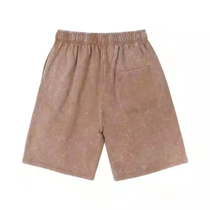 Ensemble short et t-shirt pour homme en coton/polyester, respirant, écologique, séchage rapide, effet délavé, été - Product Image 5