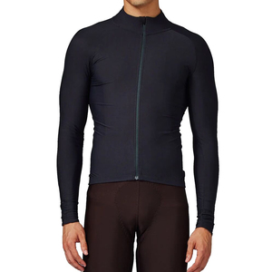 Maillot de cyclisme à manches longues, logo personnalisé, coupe-vent, respirant, séchage rapide, antibactérien, haute qualité, sublimation sportive, prix bas - Product Image 1