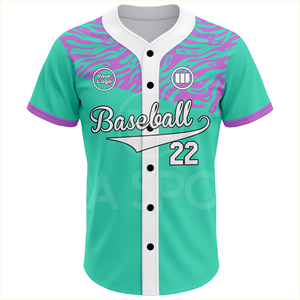 Custom <b>Baseball</b> Jersey Set Athletic Fit Breathable Quick Dry Sublimated Team Uniform OEM Wholesale Supplier - Product Image 2