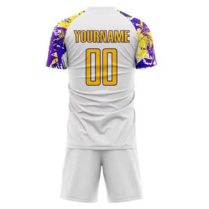Créez votre propre maillot de football, ensemble de vêtements de football, uniforme unisexe, maillot d'équipe, tenue de football, ensemble complet, uniforme de football - Product Image 3