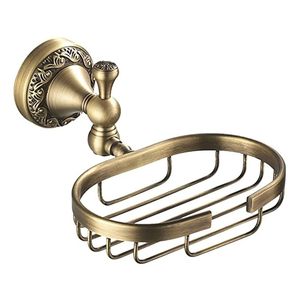 Handmade Antique Brass Wall Mounted Soap Dish Holder Bathroom Soap <b>Basket</b> Vintage Metal Soap <b>Tray</b> Rustic Bathroom Accessories - Product Image 1