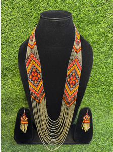 TRENDING Top <b>set</b> Handmade Tribal Seed <b>Bead</b> Necklace <b>Set</b> Boho Ethnic Jewelry for anniversary ,party,christmas - Product Image 5