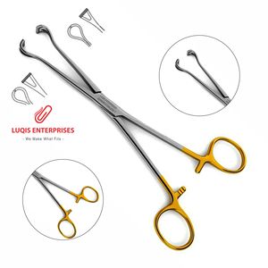 Pinzas para tejidos Babcock con mandíbulas de carburo de tungsteno, pinzas quirúrgicas de agarre, instrumento médico quirúrgico de acero inoxidable TC - Product Image 1