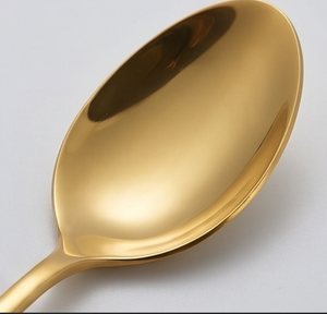 <b>Golden</b> Flatware <b>Set</b> With Elegant Engraved Handles High Mirror Polish Dishwasher Safe For Wedding Table Settings - Product Image 2