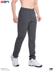 JUST PLAY MP4 Pantalones deportivos para correr para hombre, de secado rápido, transpirables, ligeros, atléticos, de cintura media, con bolsillos laterales elásticos, S-XXL - Product Image 2