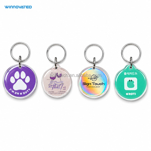 ID Imprimé QR <span class=keywords><strong>Code</strong></span> PVC Époxy Pet Portable NFC Dog Tag - Product Image 4