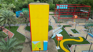 Interactive Kids Fun Wall for Adventure Parks & Playgrounds Children's Fun Climbing Wall Equipment for Family <b>Entertainment</b> - Product Image 6