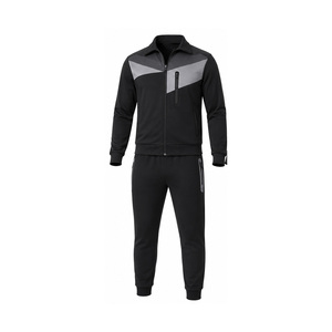 Wholesale Men Sport Tracksuits Custom Fleece Running Training Suit Zip Jacket Jogger <b>Pants</b> OEM Athletic Wear Supplier Sportswear - Product Image 1