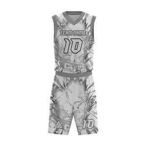 Personaliza tu Propio Uniforme de Baloncesto, Conjunto de Camiseta de Baloncesto Reversible para Hombre, Ropa de Baloncesto Juvenil de Secado Rápido - Product Image 2