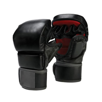 Guantes de MMA de Cuero OEM con Logotipo Personalizado, Guantes de Sparring Ecológicos, Ligeros, Transpirables y Duraderos, Equipo de Combate
