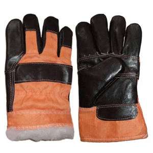 Gants de travail en cuir de vachette résistant à la chaleur, robustes, doux et confortables, pour la sécurité industrielle, la maison et le jardinage - Product Image 4