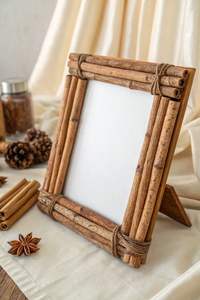 Custom Of Wood Photo <b>Frames</b> Rectangular Desktop Picture Holder Natural Timber Grain Tabletop Display Home Office Decor - Product Image 6