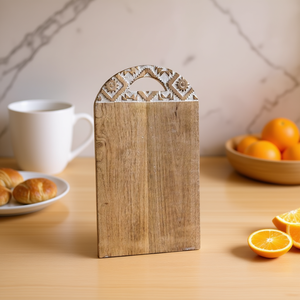 ถาดไม้ตกแต่งระดับพรีเมียมสำหรับเสิร์ฟชา กาแฟ ขนม อาหารเช้า ภาชนะบนโต๊ะอาหารในครัว - Product Image 3