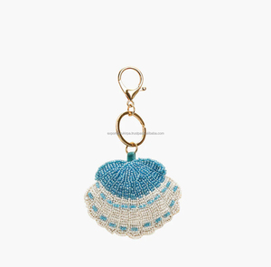 Collection en gros de breloques de sac en perles artisanales de style bohème indien, Guru Kirpa Export House, pour pendentifs de mode en alliage - Product Image 3