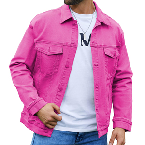 Nouvelle veste en jean élégante pour homme, manches longues, style vintage streetwear, coupe slim, qualité supérieure, veste en jean de luxe pour homme - Product Image 1