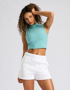 Pantalones Cortos de Mujer con Logotipo Personalizado, de Algodón Grueso y Suave, con Bolsillos, Estilo Cargo, para Descansar - Product Image 3