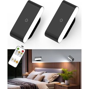 Set di Applique LED Ricaricabili a Batteria con Telecomando, Luci da Parete Magnetiche Eleganti - Product Image 1