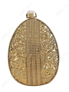 กระเป๋าคลัทช์เปลือกหอยเป๋าฮื้อธรรมชาติพร้อมกรอบทองลายละเอียดและสายโซ่ กระเป๋าออกงานสุดหรูสำหรับการส่งออกแบบ OEM - Product Image 6