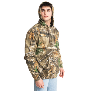 Oversized Camo Hoodie Plus Size Digital Printed Log Sleeve Winter Wear Customized Pullover Hooded Sweatshirt - Product Image 2