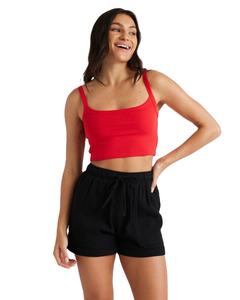 Camiseta sin Mangas de Mujer de Primera Calidad, Personalizada, Transpirable, Informal, Corta, Tejida, Lisa, de Poliéster y Algodón - Product Image 5