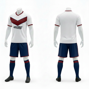 Custom Club Football Uniform with Logo, Breathable Fabric Uniform| <b>Men</b> Women Youth Sizes | Lightweight Quick Dry Training Sports - Product Image 6