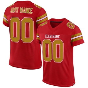 Vente en gros directe OMMIZ INDUSTRY Maillot de football authentique personnalisé noir et jaune à motif 3D - Product Image 3