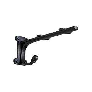 Gancho de hierro con acabado en polvo negro en forma de J para decoración del hogar, para regalo, para uso en exteriores. - Product Image 1