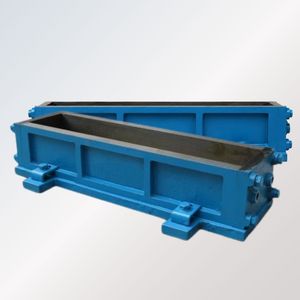 Molde Rectangular Azul de Hierro Fundido para Pruebas en Máquinas de Laboratorio, Encofrado de Alta Precisión para Ingeniería Civil, Molde para Muestras - Product Image 1